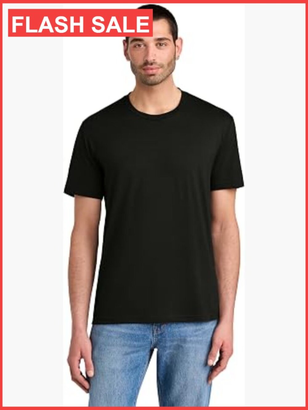 Soft Tri-Blend Short Sleeve Tee - Adult Unisex Crew Neck Basic T-Shirt -